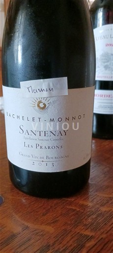 Bourgondië Santenay Bachelet-Monnot Les Prarons 2013