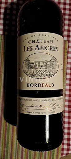Bordeaux Château Les Ancres 2020