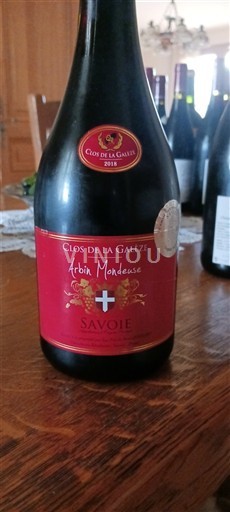 Savojsko a Bugey Mondeuse Clos de la Galeze 2018