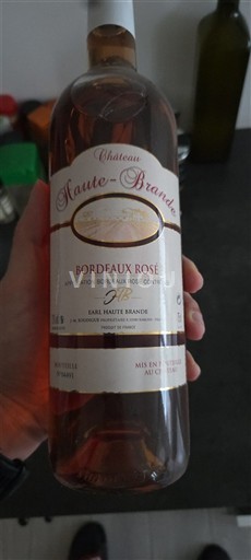 Bordeaux Bordeaux Rosé Château Haute Brande Nemilésimat