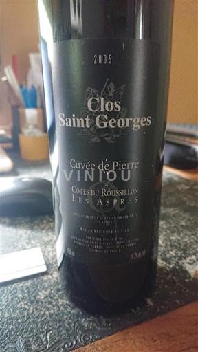 Rosellón No especificado Clos Saint Georges de Pierre 2005