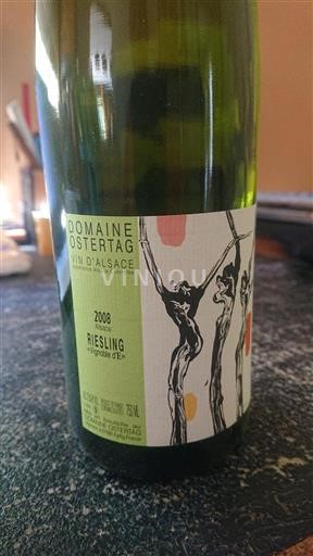 Alsace Riesling Domaine Ostertag Vignoble d’E 2008