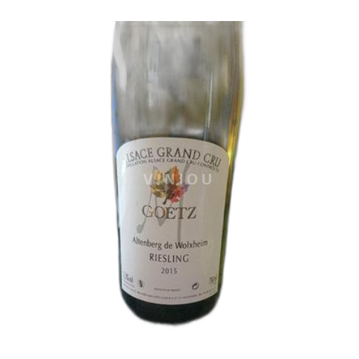 Alsácia Riesling Grand Cru Domaine Goetz Altenberg de wolxheim 2015