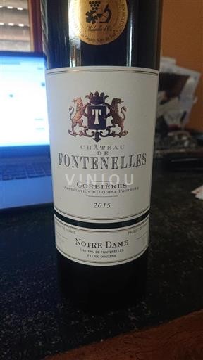 Languedoc Corbières Fontenelles Notre Dame 2015