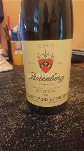 Alsasko Rulandské šedé Château Zind-Humbrecht Rotenberg 2001