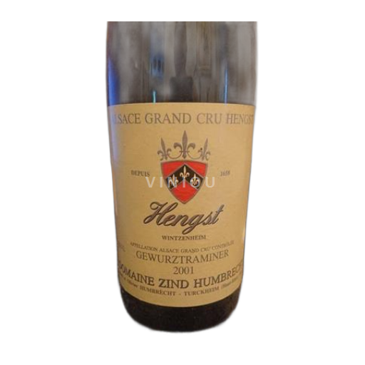 Elsass Gewürztraminer Grand Cru Château Zind-Humbrecht Hengst 2001