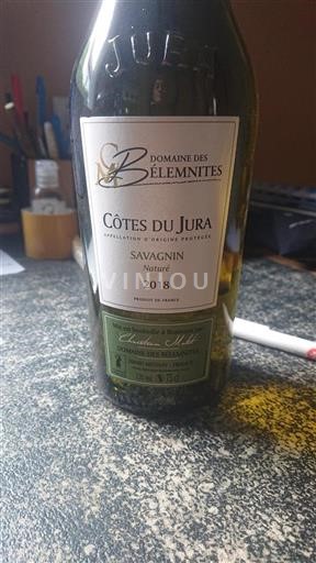 Jura No se traduce. Domaine Des Bélémnites Savagnin Naturé 2018