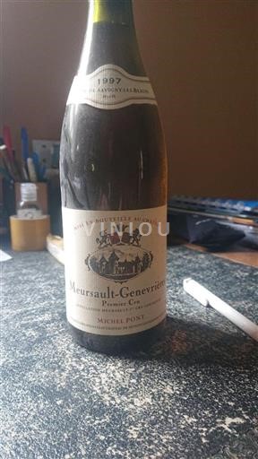 Bourgogne Meursault Premier Cru Savigny-lès-Beaune Meursault-Genevrières 1997