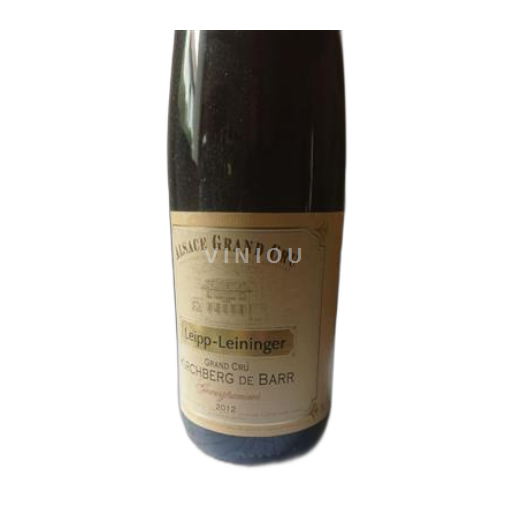 Alsace Gewürztraminer Grand Cru Leipp Leininger Kirchberg de barr 2012