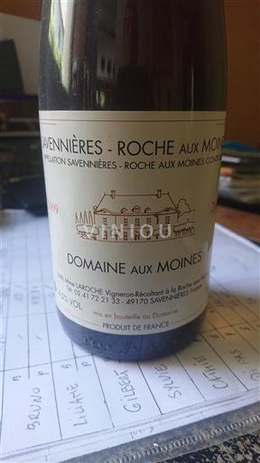 Vallée de la Loire Savennières-roche-aux-moines Domaine Aux Moines 2009