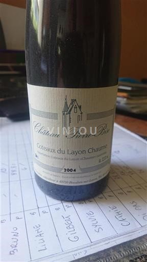 Loire Valley Coteaux du Layon Château Pierre-Bise 2004