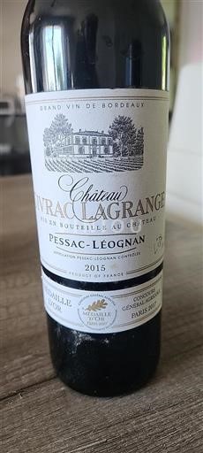 Bordeaux Pessac-Léognan Château Lagrange 2015