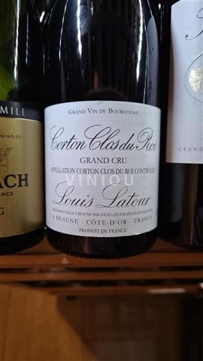 Burgundi Corton Grand Cru Louis Latour Corton Clos du Roi 2019