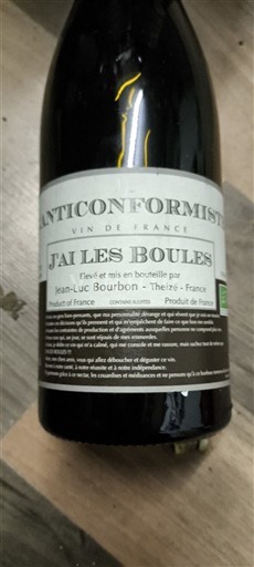 Beaujolais Ospecificerad Jean-Luc Bourbon J'ai les Boules 2022