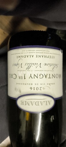 Bourgogne Montagny Premier Cru Aladame Sélection Vieilles Vignes 2016