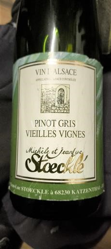 Alsacia Stoecklé Pinot Gris Vieilles Vignes 2018