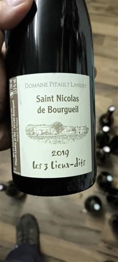 Thung lũng sông Loire Saint-Nicolas-De-Bourgueil Domaine Pitault Landry Les 3 Lieux-dits 2019