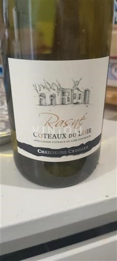 Thung lũng sông Loire Coteaux-du-Loir Christophe Croisard Rasné 2022
