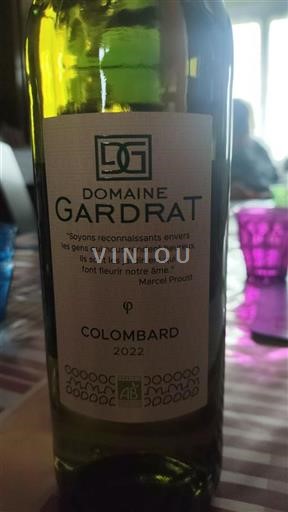 South West Côtes de Gascogne Domaine Gardrat 2022