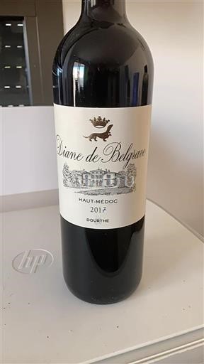 Bordéus Haut-Médoc Grand Cru Château Belgrave Diane de Belgrave 2017