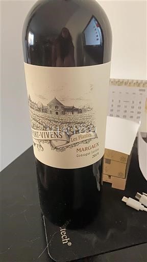 Bordeaux Margaux Grand Cru Château Durfort-Vivens Les Plantes 2019