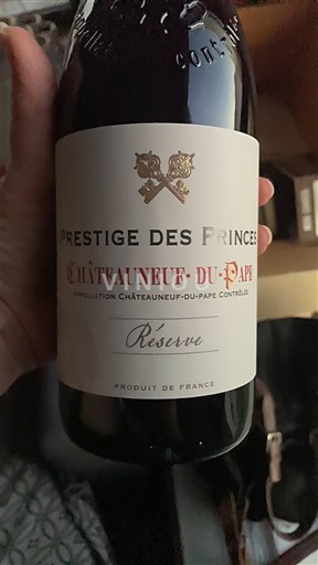 Rhônedalen Châteauneuf-du-Pape Prestige des Princes Réserve 2023