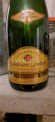 Champaña Champán Schlesser Patrick Réserve Sin añada