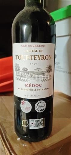 Bordeaux Médoc Cru Bourgeois Château Tourteyron 2017