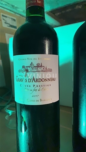 Bordeaux Côtes-de-Bordeaux Graves Ardonneau Prestige 2017