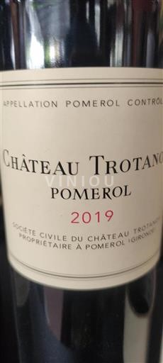 Bordeaux Pomerol Trotanoy 2019
