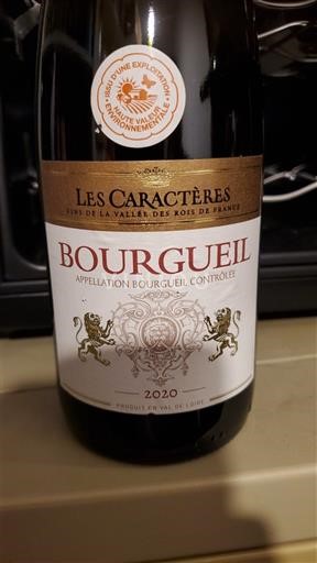 Loiretal Bourgueil Les Caractères 2020