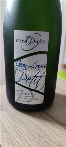 Champagne Jean-Louis Petit Réserve Sensation Icke årgångsbetecknad