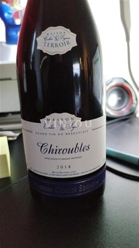 Beaujolais Chiroubles Maison Colin Seguin 2018