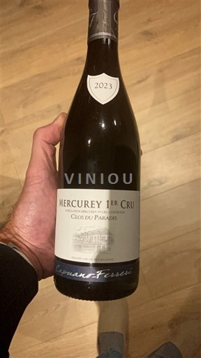 Bourgogne Mercurey Premier Cru Domaine Capuano Ferreri Clos du Paradis 2023