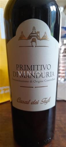 Puglia Primitivo di Manduria Casal Dei Tufi Niet-geïntegreerd