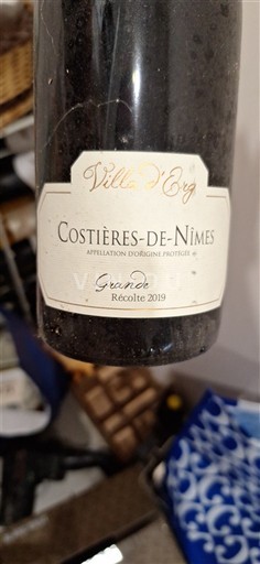 Рона долина Костијер-де-Ним Villa d'Erg Grande Récolte 2019