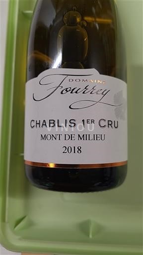 Burgundsko Chablis Premier Cru Domaine Fourrey Mont de Milieu 2018