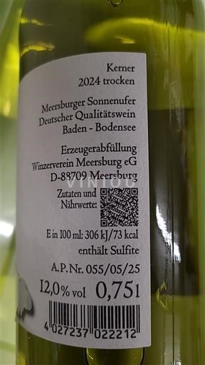 Baden Winzerverein Meersburg Meersburger Sonnenufer 2024