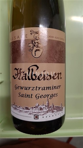 Alsasko Gewürztraminer Halbeisen Saint Georges 2021