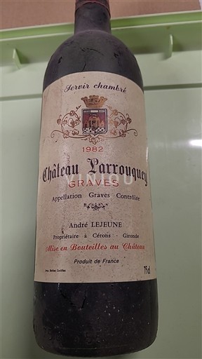 Bordeaux Graves Château Larrouquey 1982