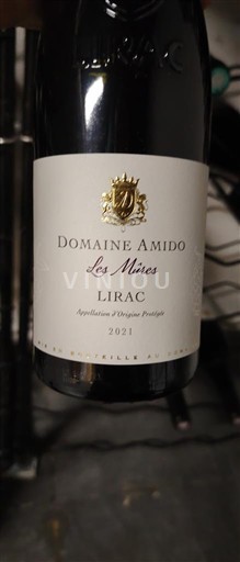 Rhônevallei Lirac Domaine Amido Les Mûres 2021