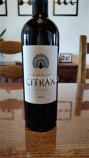 Bordeaux Haut-Médoc Moulin de Citrans 2022