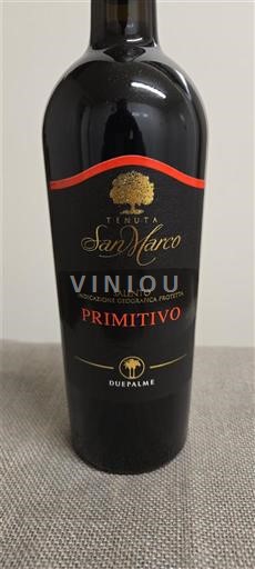 Puglia Susumaniello Salento Tenuta San Marco Primitivo 2023