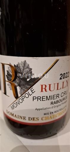 Burgundi Rully Premier Cru Domaine Des Chauchoux Rabource 2022