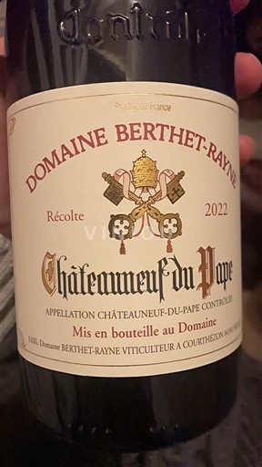 Thung lũng Rhône Châteauneuf-du-pape Domaine Berthet Rayne 2022