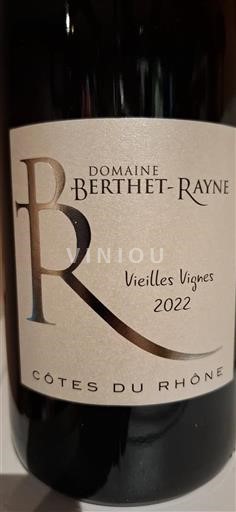 Thung lũng Rhône Côtes-du-rhône Domaine Berthet Rayne Vieilles Vignes 2022