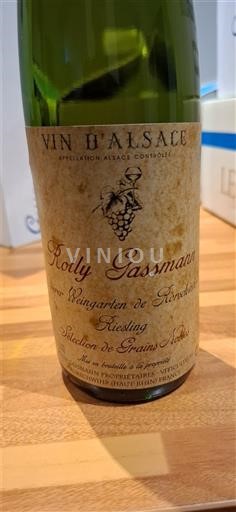 Alsace Alsace Grand Cru Sélection de Grains Nobles Rolly Gassmann Sélection de Grains Nobles 2011