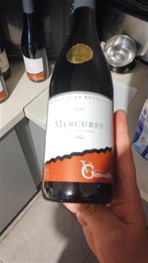 Burgundy Mercurey Genouilly 2022