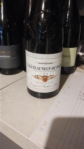 Valle del Ródano Châteauneuf-du-Pape. Georges et Stéphane Ogier 2018