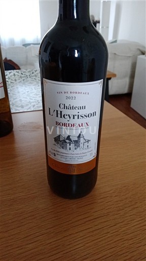 Bordeaux Château L’Heyrisson 2022